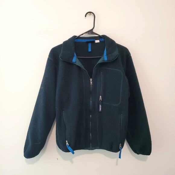 Vintage Patagonia Synchilla Green Fleece Jacket - Picture 2 of 8